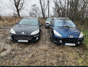 Bot față: bară, aripă,  capotă, far Peugeot 407 SW - imagine 3