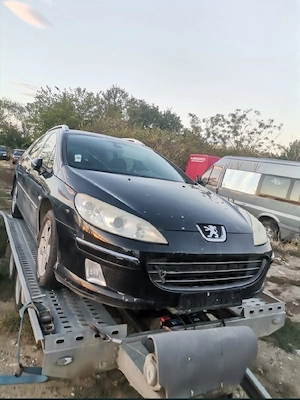 Bot față: bară, aripă,  capotă, far Peugeot 407 SW - imagine 4