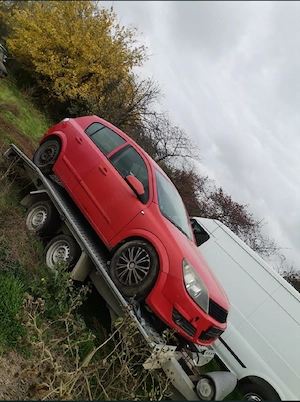 Bot față: bară, capotă,  radiator, far, tragere Opel Astra H - imagine 5