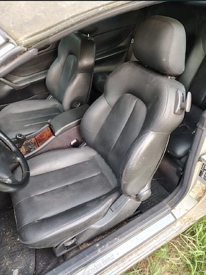 Interior, scaune, bancheta spate piele Mercedes-Benz CLK  - imagine 5