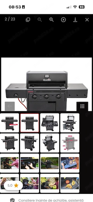 Grătar gaz Char- Broil Esențial 3G TRU Infrared 3 arzatoare