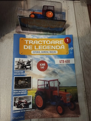 Set revista+ tractorașe din seria Tractorașe de legenda, primele 16 numere