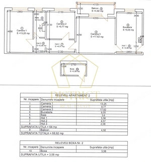 Apartament modern cu 3 camere 64 mp | Girocului - imagine 12