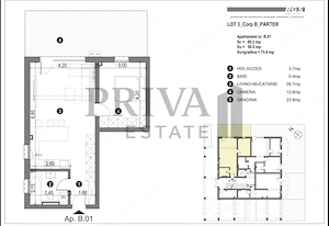 Apartament 2 camere + curte proprie, parcare inclusa - imagine 20