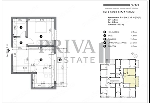 Apartament 2 camere, etaj 1, lift, parcare inclusa - imagine 20