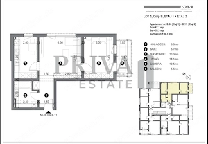 Apartament 2 camere, bucatarie inchisa, parcare inclusa, lift - imagine 20