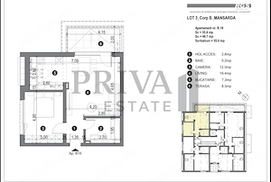 Apartament 2 camere, bucatarie inchisa, parcare inclusa, lift - imagine 16