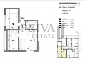 Apartament 2 camere, bucatarie inchisa, parcare inclusa, lift - imagine 18