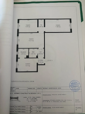 Vand apartament 3 camere, 2 bucatarii Calea Sagului - imagine 3