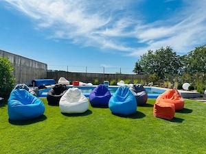 Fotoliu puf Bean Bag, tip pară
