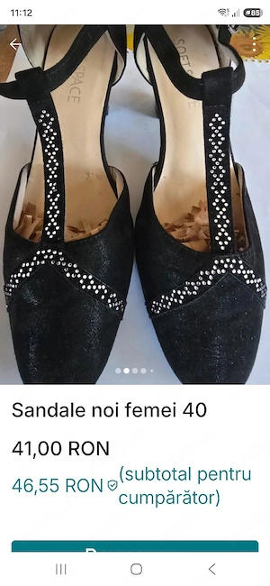 Pantofi noi femei 40
