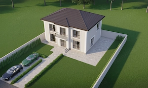 Casă P+1E la roșu, 4 camere, teren 572 mp   Cernica - imagine 6