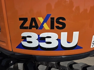 Excavator 4t HItachi ZX33U-6, 2023, 737t, ad sapare 4m, cupla rapida+3 cupe noi-38.900 eur+Tva - imagine 11