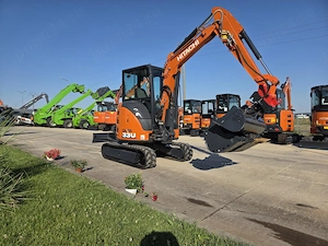Excavator 4t HItachi ZX33U-6, 2023, 737t, ad sapare 4m, cupla rapida+3 cupe noi-38.900 eur+Tva - imagine 7