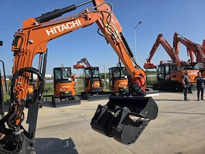 Excavator 4t HItachi ZX33U-6, 2023, 737t, ad sapare 4m, cupla rapida+3 cupe noi-38.900 eur+Tva - imagine 14