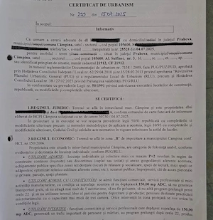 Teren de vânzare în Campina ( Str.Alea Sulfinei nr .3 , prima stradă la stanga după spital TBC ) .Te - imagine 3