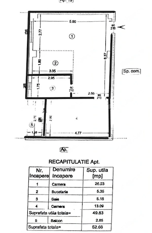 Apartament modern cu 2 camere, bloc nou 2020, Dancu  - imagine 10
