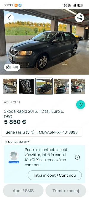 Vând Skoda rapid 2016 decembrie  - imagine 5