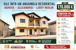 Casa-Vila - Rahova - Alexandriei- Leroy Merlin -  170000E - tva inclus - COMISION 0!