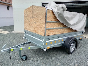 Remorca de 750 kg,de 270/135 cm,NOUĂ ! - imagine 7