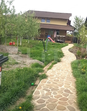 Casă deosebită din lemn masiv de stejar, 125 mp utili, teren 700 mp, Bod - imagine 2
