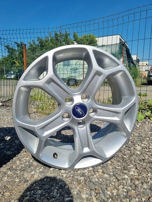 Jante R17 Aliaj 5x108 originale 7.5J ET 55 Ford Montaj inclus București  - imagine 4