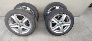 Jante aliaj skoda, vw, seat , audi , golf 4,  5x100, cu sau fara anvelope 195 55 15 - imagine 5