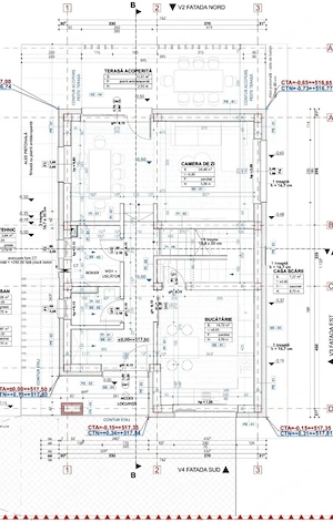 Casa individuala 120mp, teren 702mp, zona rezidențială Chinteni - imagine 4