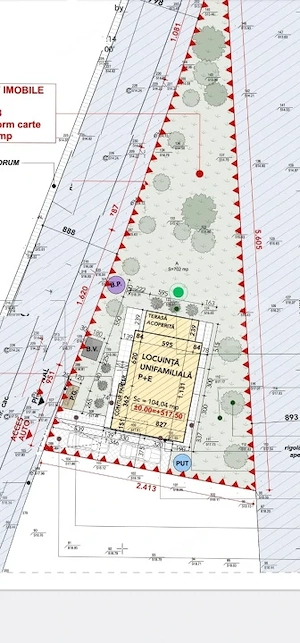 Casa individuala 120mp, teren 702mp, zona rezidențială Chinteni - imagine 3