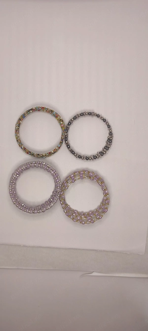 Brățară handmade multicoloră, 3 4 șiruri de mărgele