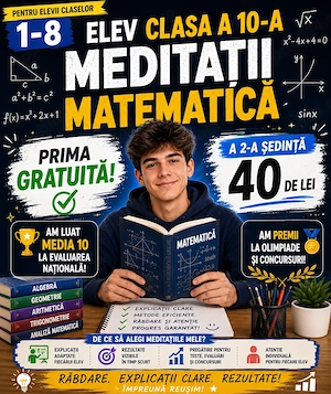 Meditații la Matematica clasele 1-8 