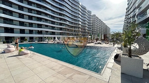 2 camere Mamaia Nord Casa del Mar 70mp, terasa 17mp vedere la mare și lac - imagine 3