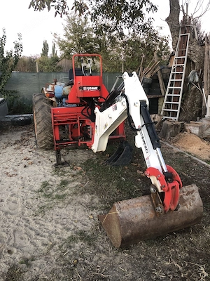 Braț excavator dupa tractor  - imagine 3