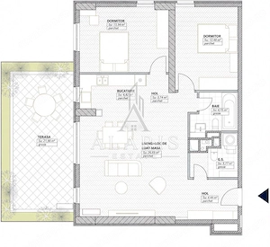 Apartament modern cu 3 camere, 2 bai, zona Take Ionescu - imagine 10