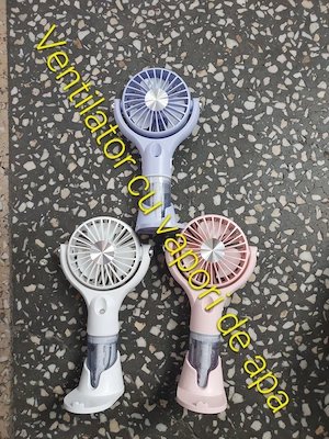 Ventilator portabil cu vapori de apa