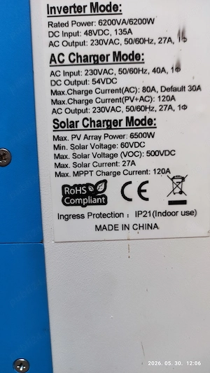 Invertor solar Anenji 6.2