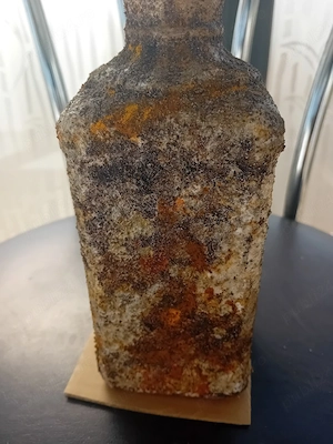 sticla decorativa lucrata manuala 
