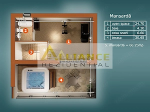 Vila tip DUPLEX  5 camere- 4 bai curte 250 MP - imagine 13