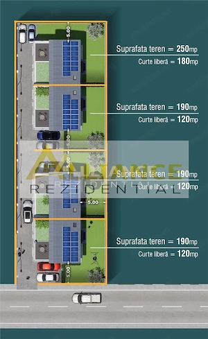 Vila tip DUPLEX  5 camere- 4 bai curte 250 MP - imagine 15