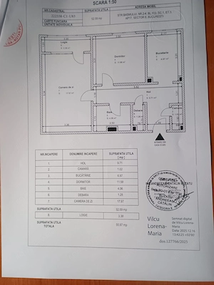2 camere Strada Basmului ( Lujerului )- Militari - imagine 5