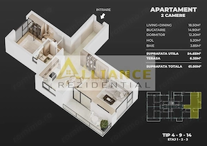 Ap 2 si 3 camere Ame Rezidence Exclusivitate - imagine 6