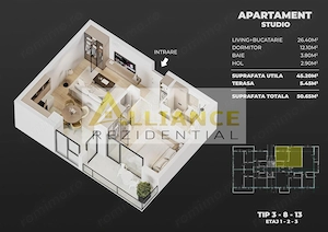 Ap 2 si 3 camere Ame Rezidence Exclusivitate - imagine 5