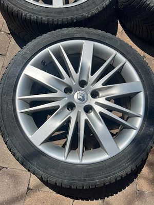 Vând set de 4 jante aliaj  R18m originale Renault, provenite de pe Renault Laguna III. - imagine 2