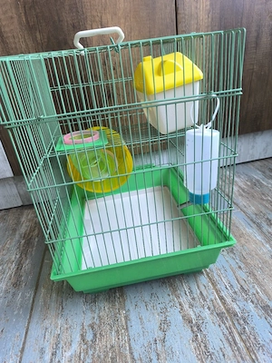 Cusca hamster papagal cu tot cu accesorii  - imagine 2