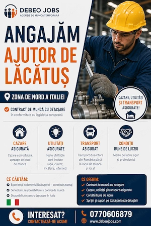 Ajutor de lacatus in zona de nord a Italiei