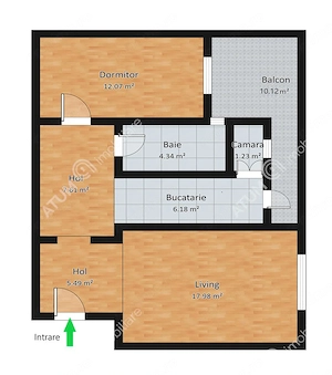 Apartament 2 camere balcon pivnita zona Mihai Viteazu din Sibiu - imagine 7