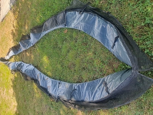 Protectie arcuri si plasa laterala pentru trambulina mare