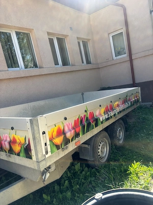Remorcă basculabilă electrohidraulica 2700kg an 2018 - imagine 5