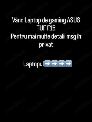Laptop Adus TUF F15 gaming