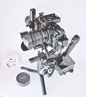 Kit filmare BMPCC 4k + Zhiyun Tech Crane 3S + Samyang 14mm + V-Battery Smallrig